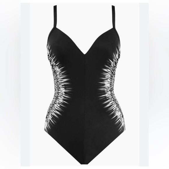 New! Miraclesuit Warp Speed Temptation One Piece Swimsuit 24754 - Picture 1 of 12